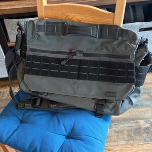 5.11 Tactical Dark Green and Black Messenger Bag